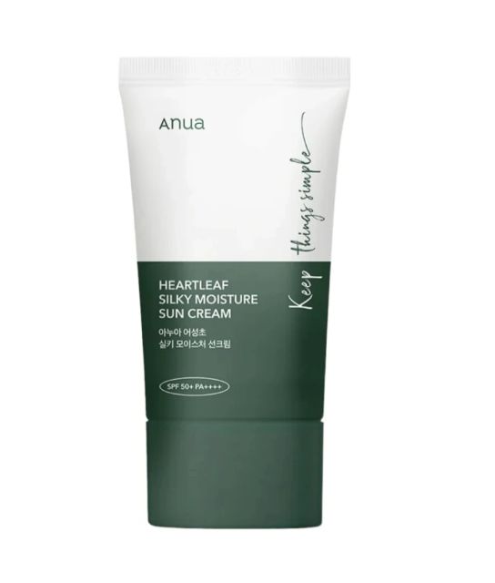 ANUA - Heartleaf Silky Moisture Sunscreen - Hydratačný opaľovací krém 50ml